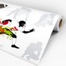 Papel de Parede Adesivo Casual 023 Football 4.80x0.58m - 3