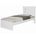 Ver imagem 2 de Cama Solteiro Barcelona Flex Branco Preto Tebarrot