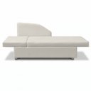 Ver imagem 6 de Sofá Cama Solteiro 1 Lugar com Baú Divã Bouclê Multifuncional Divã Quarto Hóspedes 195cm:Bouclê Bege