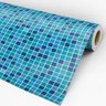 Papel de Parede Adesivo Pastilha 032 Azul 1.20x0.58m - 3