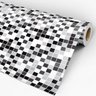 Papel de Parede Adesivo Pastilha 031 Preta 4.80x0.58m - 3