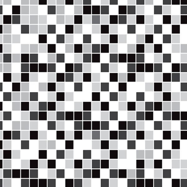 Papel de Parede Adesivo Pastilha 031 Preta 4.80x0.58m - 2