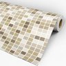 Papel de Parede Adesivo Pastilha 024 Bege 4.20x0.58m - 3