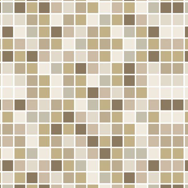 Papel de Parede Adesivo Pastilha 024 Bege 4.20x0.58m - 2