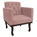Ver imagem 4 de Kit Diva Recamier Diana 140cm Lado Esquerdo e 01 Poltrona Classic Linho - Doce Sonho Móveis RECAMIER