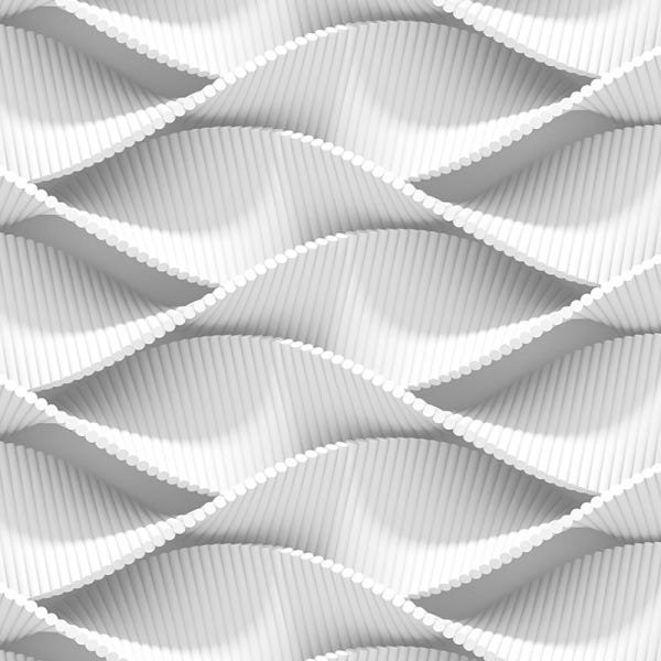 Papel de Parede Adesivo Efeito 3D 068 Geométrico 3.00x0.58m - 2