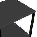 Ver imagem 5 de Prateleira Industrial Apoio Lateral Base Preto Tampo Preto