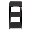 Ver imagem 2 de Prateleira Industrial Apoio Lateral Base Preto Tampo Preto