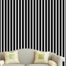 Papel de Parede Adesivo Listrado 008 Preto 3.60x0.58m - 1