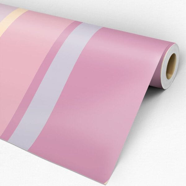 Papel de Parede Adesivo Listrado 009 Roxo 3.00x0.58m - 3