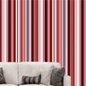 Papel de Parede Adesivo Listrado 012 Vinho 3.00x0.58m - 1