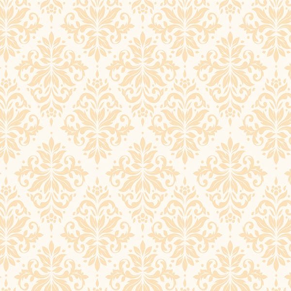 Papel de Parede Adesivo Arabesco 009 Laranja 1.80x0.58m - 2