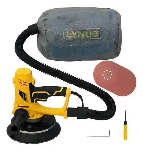 Ver imagem 2 de Lixadeira Parede Lynus com Aspirador e Luz Led Lpl 850l 220v