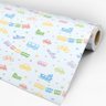 Papel de Parede Adesivo Baby 037 Trenzinho 2.40x0.58m - 3