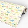 Papel de Parede Adesivo Baby 036 Trenzinho 2.40x0.58m - 3