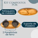 Ver imagem 4 de Tábua de Frios com Divisórias Petisqueira de Madeira