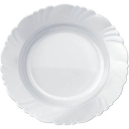 Prato Duralex Opaline Pétala 23,5cm Prato Fundo Nadir Figueiredo Branco - 1