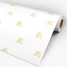 Papel de Parede Adesivo Baby 025 Dourado 3.00x0.58m - 3