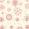 Papel de Parede Adesivo Floral 034 Rosa 2.40x0.58m - 2