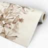 Papel de Parede Adesivo Floral 026 Bege 1.20x0.58m - 3