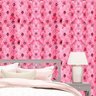 Papel de Parede Adesivo Floral 025 Rosa 4.80x0.58m - 1