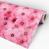 Papel de Parede Adesivo Floral 025 Rosa 2.40x0.58m - 3