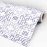 Papel de Parede Adesivo Geométrico 036 Lilás 1.20x0.58m - 3