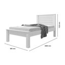 Ver imagem 3 de Cama Solteiro Confortável e Moderna Luz Branca com Colchão