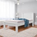 Ver imagem 1 de Cama Solteiro Confortável e Moderna Luz Branca com Colchão