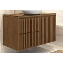 Ver imagem 6 de Gabinete Bancada de Banheiro Ripado 80 MDF