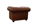 Ver imagem 4 de Poltrona Chesterfield de Couro Conhaque com Brilho - Mempra Design