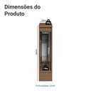 Ver imagem 3 de Balcão Porta-temperos 20 Cm 1 Porta Rustic/cinza Vik Madesa
