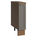 Ver imagem 1 de Balcão Porta-temperos 20 Cm 1 Porta Rustic/cinza Vik Madesa