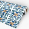 Papel de Parede Adesivo Azulejo 028 Português 3.60x0.58m - 3