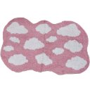 Ver imagem 1 de Tapete Quarto Infantil 60x100cm Rosa Nuvem