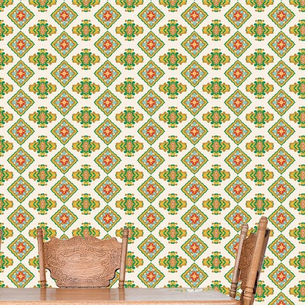 Papel de Parede Adesivo Azulejo 021 Português 3.60x0.58m - 1