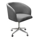 Ver imagem 1 de Cadeira Para Escritório E Home Office Atenas Base Giratória Rodizio - Linho Cinza