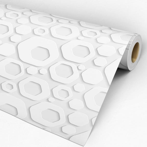 Papel de Parede Adesivo Efeito 3D 012 Geométrico 1.20x0.58m - 3