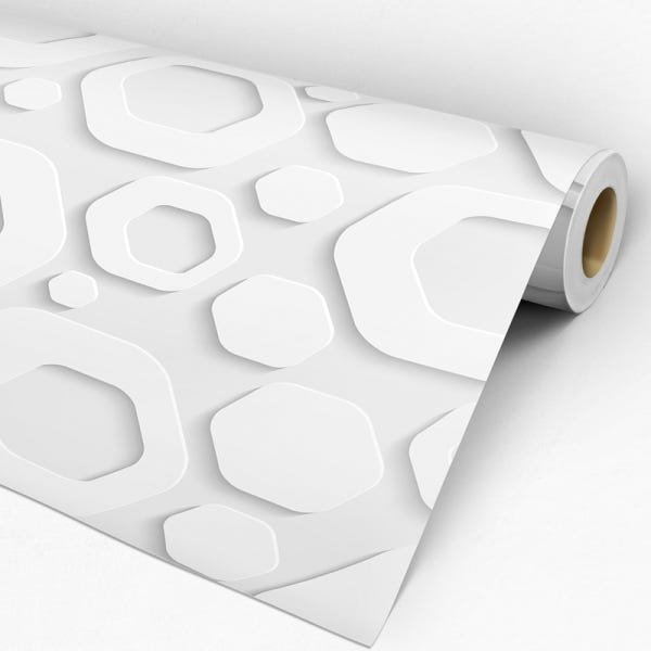 Papel de Parede Adesivo Efeito 3D 011 Geométrico 1.20x0.58m - 3