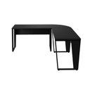 Ver imagem 7 de Mesa em L Escritório 180cm X 180cm Pés Metal F5 Office Cor:preto
