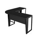Ver imagem 5 de Mesa em L Escritório 180cm X 180cm Pés Metal F5 Office Cor:preto