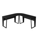 Ver imagem 4 de Mesa em L Escritório 180cm X 180cm Pés Metal F5 Office Cor:preto