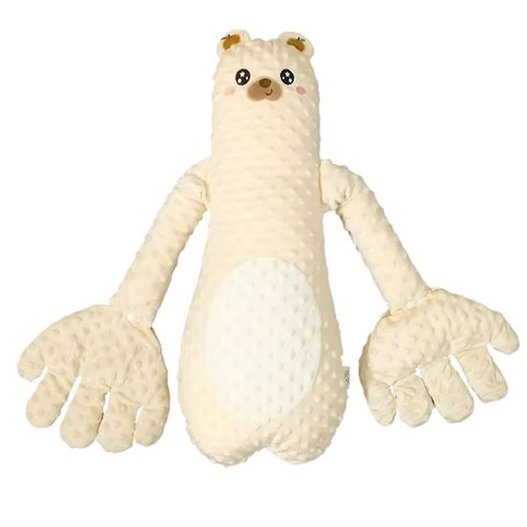 Almofada Palma Calmante Nana Nenem Bebe Criança Sono Tranquilo Confortavel Macio Usb Recarregavel Co