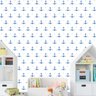 Papel de Parede Adesivo Baby 004 Âncora Azul 4.80x0.58m - 1