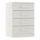 Ver imagem 2 de Cômoda Pequena para Quarto 55x93cm Mdp Branco 2007 Menu Móveis