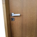 Ver imagem 6 de Kit Porta de Madeira Lisa Imbuia 210x82cm Batente 14cm Uniportas Abertura Direita Marrom