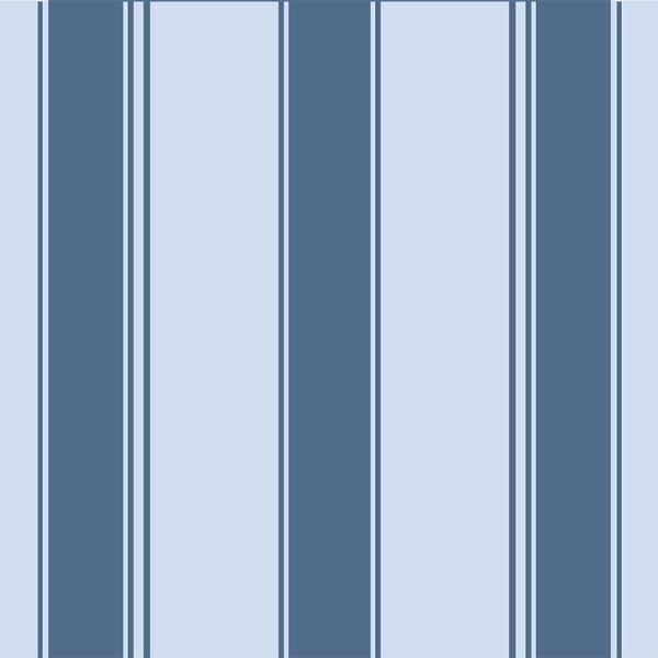Papel de Parede Adesivo Listrado 030 Azul 4.20x0.58m - 2