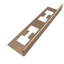Ver imagem 1 de Perfil "l", Aço Inox 304, Escovado, Bronze - 2 X 10 X 2000 Mm