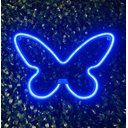 Ver imagem 1 de Luminária Parede Borboleta Azul Neon Led
