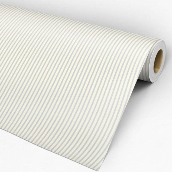Papel de Parede Adesivo Listrado 027 Bege 4.80x0.58m - 3